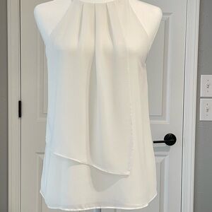 Elegant White Sleeveless Top